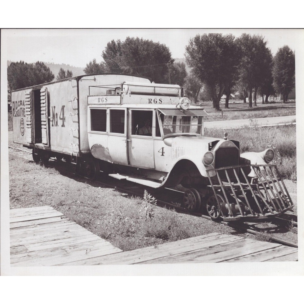 Rio Grande Southern RGS Galloping Goose No 4 Ridgeway CO 1940 Railroad Photo